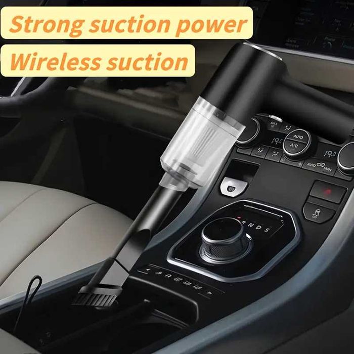 Безжична Мощна мини прахосмукачка с USB зареждане 2 четки