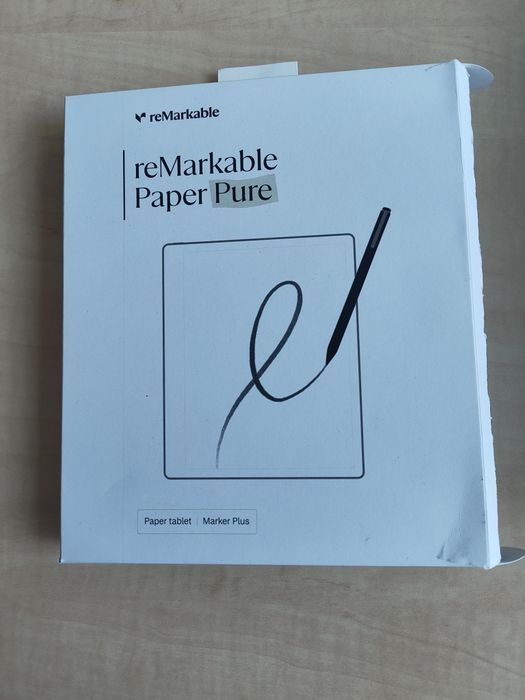 reMarkable Paper Pure + Marker Plus + оригинален калъф – чисто нов