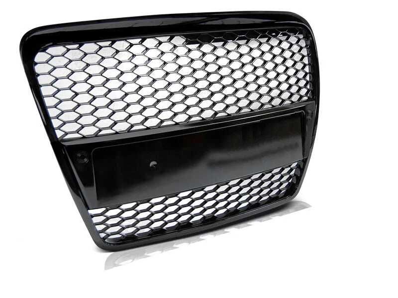 Grila Centrala Audi A6 C6 RS Design 2004-2008 Suport Emblema