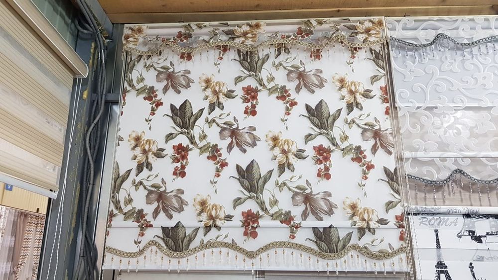 Жалюзи, роллшторы, горизонтальные алюминиевые, день и ночь