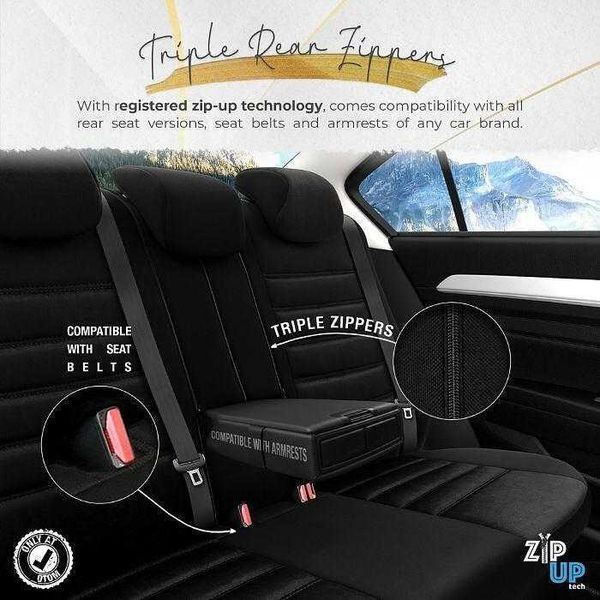 Тапицерия OTOM за кола Iconic ICN702 Черно/Сиво