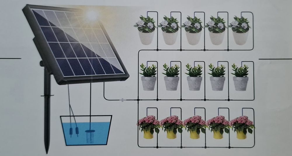 Sistem automat de irigare cu panou solar