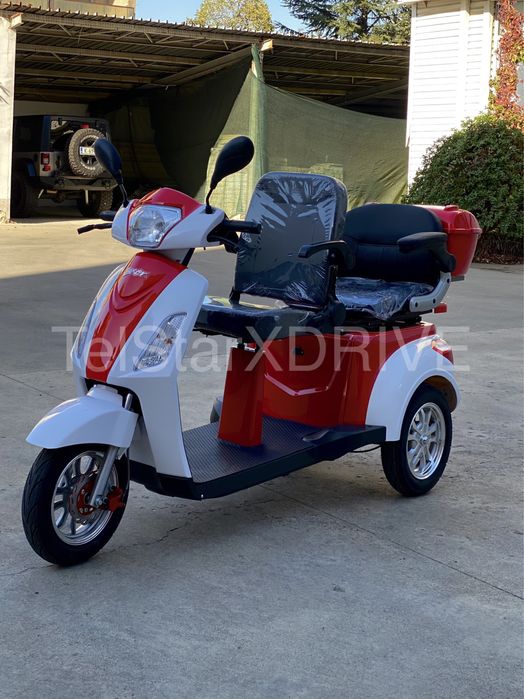 Двуместна електрическа триколка TS-400 LUXOR 2000W 60V 20AH НОВ МОДЕЛ