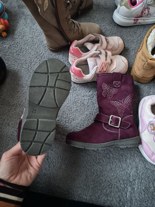 Обувки за момиче, ботуши, маратонки ест кожа 25 номер