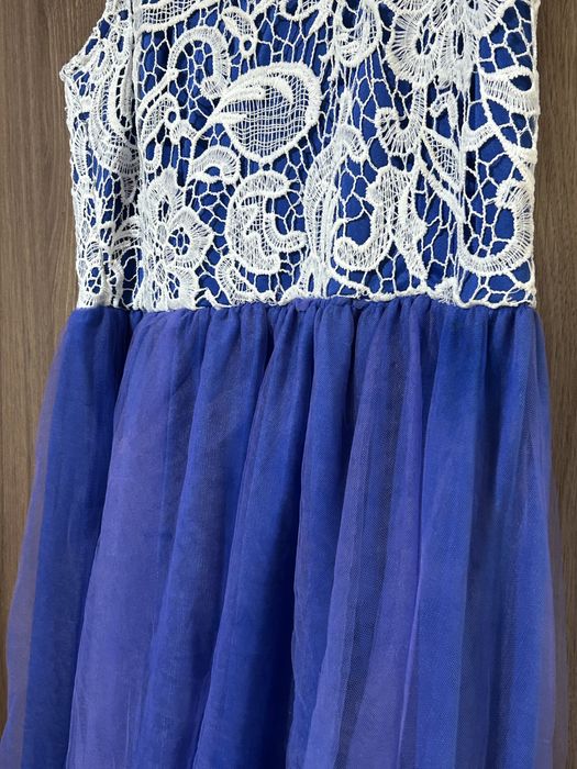 Дамска Официална рокля Кралско синьо