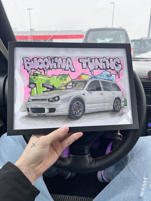 Portrete realizate manual cu masia ta
