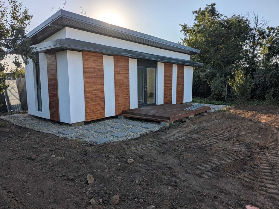 Casa de vacanta la cheie + teren la 20 de minute de Bucuresti (finalizata 2026)