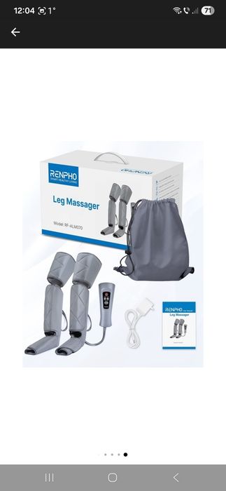 Aparat de masaj picioare Renpho ALM070, 6 moduri, 4 intensitati