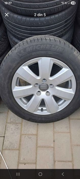 Vând mai multe seturi de cauciucuri cu jante de aluminiu