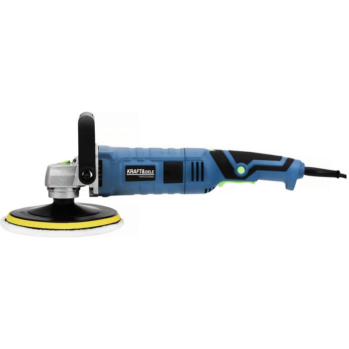 Set masina de polisat cu bureti, flex polis 2650 W, 180 mm, 800-3300