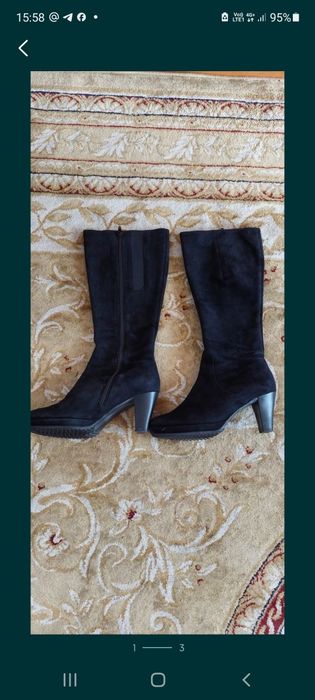 Сапоги замшевые 37 размер