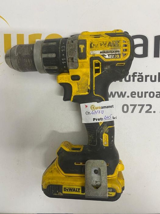 Masina de gaurit si insurubat DEWALT DCD796 cu acumulator si -N2-