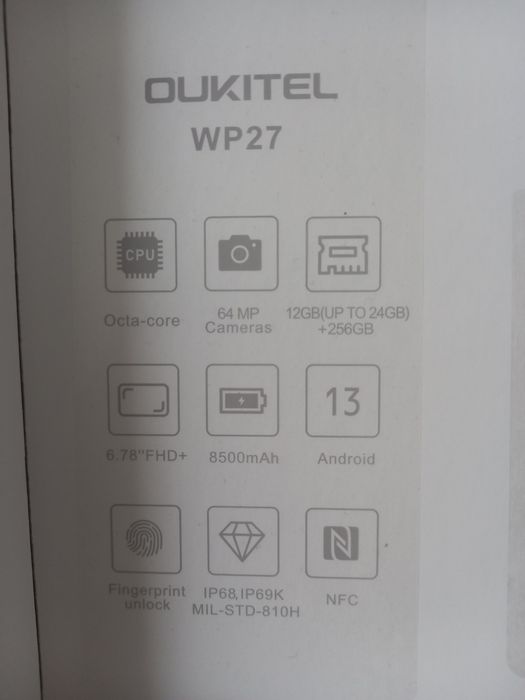 Телефон Oukitel wp27