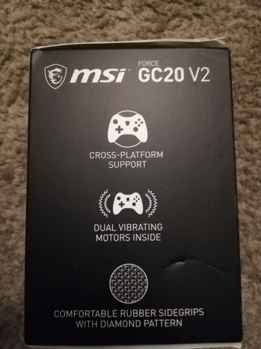 Controller cu fir PC Android Msi GC20 V2 alb Nou