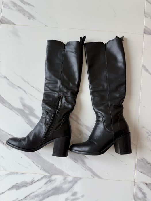 Дамски ботуши от естествена кожа размер 35