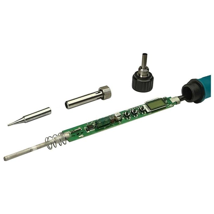 Поялник WEP 928D-V, човка 900M, нагревателен елемент Hakko, цифров дисплей, 200-500°C, 220V, 60W