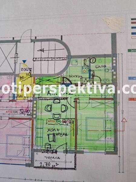 Продава се Двустаен апартамент в Пловдив, Център - 58 кв.м за 1208 €/кв.м - Снимка #13