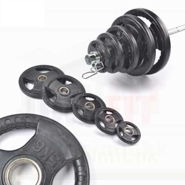 Олимпийски Дискове Сет – 107.5 кг / Тежести за Щанга