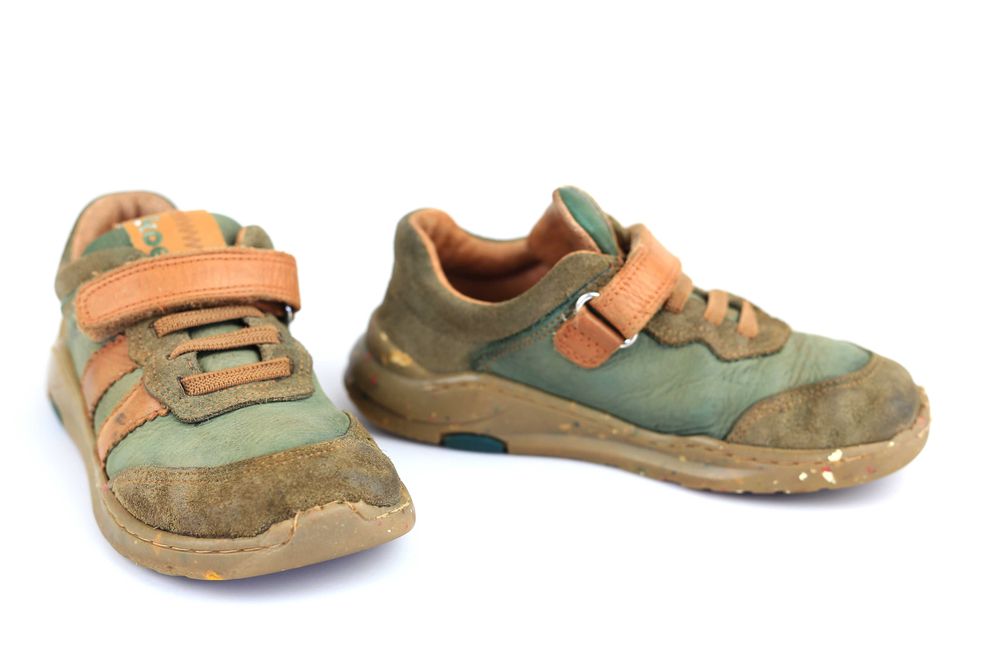 Детски кожени боси обучки, изключително удобни  на марката Koel.