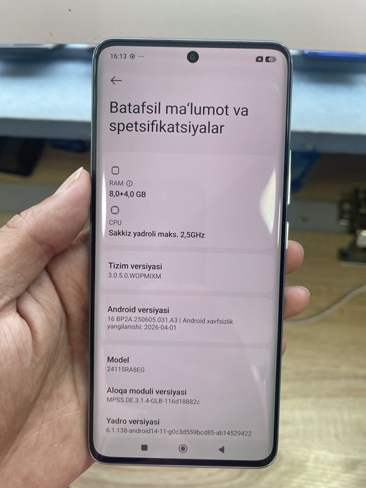 Redmi not 14 pro plus