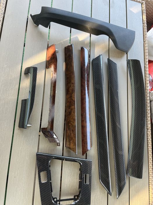 Vand plastice interioare carbon pentru bmw e46