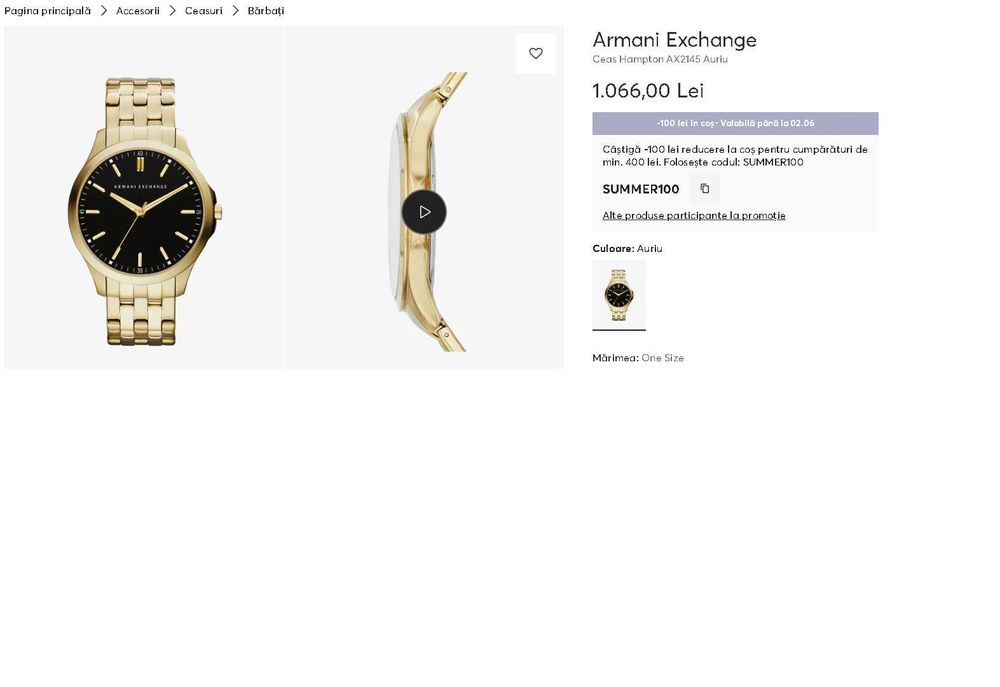 Ceas Armani Exchange