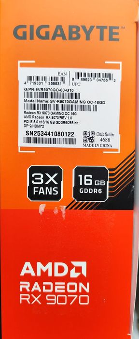 OFERTA! Vând placă video GIGABYTE RX 9070 RADEON nouă sigilată