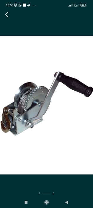 Лебедка ручная барабанная