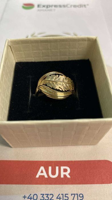 Inel aur 14k 3,53g (ag17 Tomesti b 31553) Garantie 2 ani !