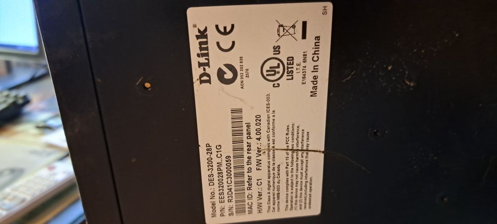 Switch D-Link xStack DES-3200-28P Ethernet