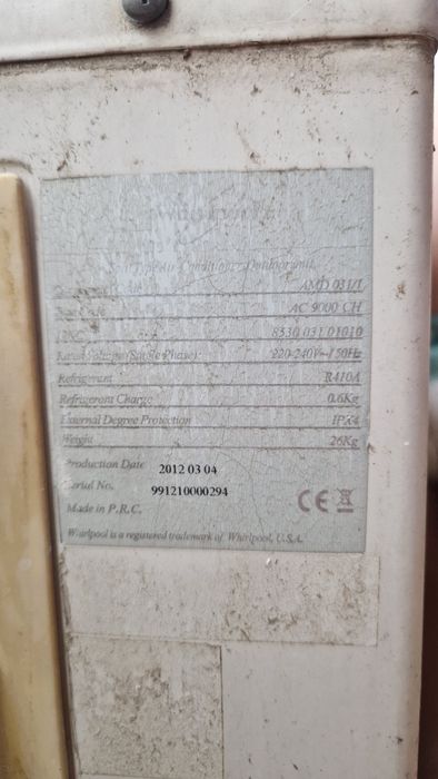 Aer conditionat Whirlpool 9000 BTU