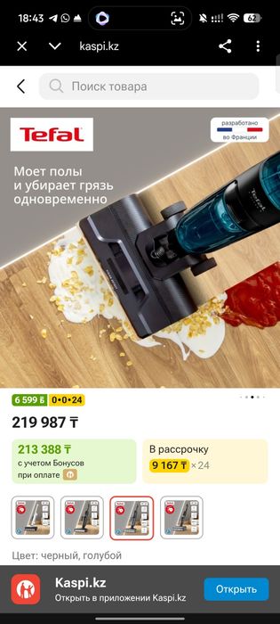 Моющий пылесос, состояние отличнок