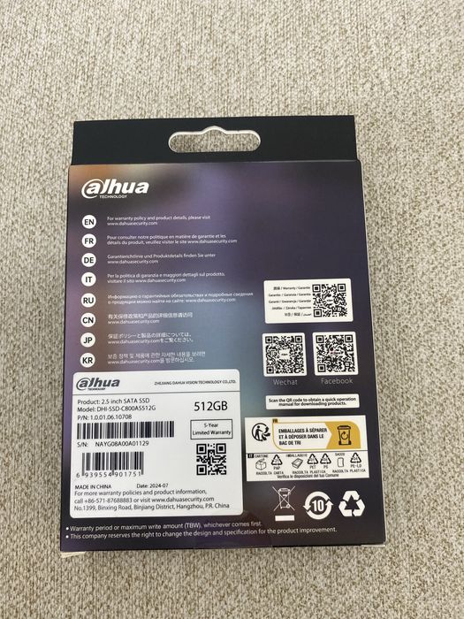 SSD 2.5 dahua 512gb