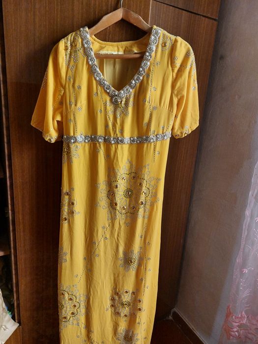 Шикарное, модное до пола платье