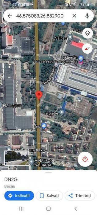 Teren Calea Moinesti  Dedeman - Parc Auto - Publicitate Stradala