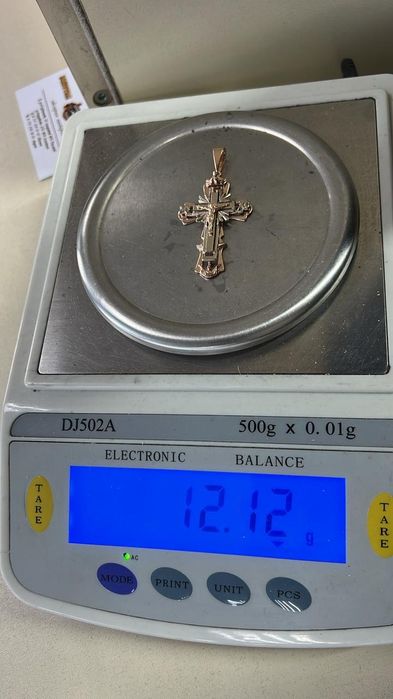 Золото 585 цепь и крест