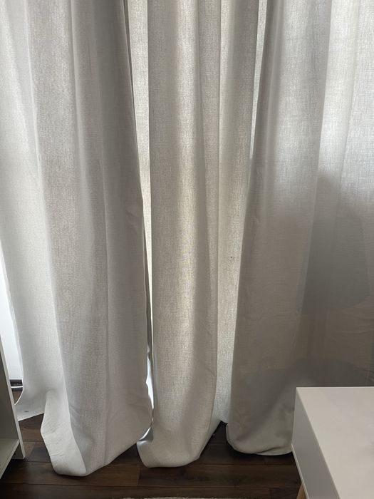 Draperii Hitra Jysk 2 buc semiopace 140/260cm