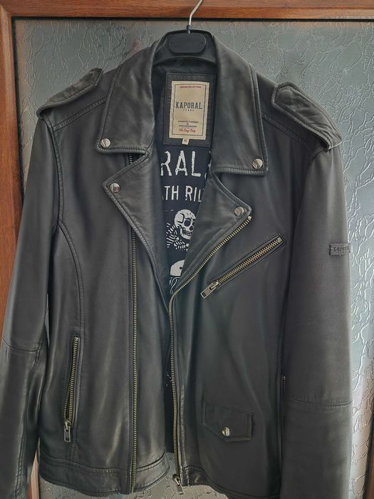 Geacă de piele (oaie) Kaporal mărimea XL Bărbați