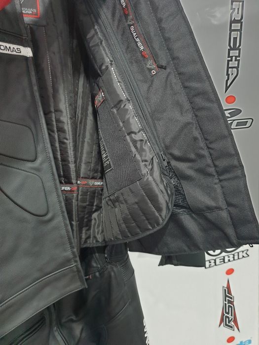 Costum 2 piese piele moto Frank Thomas 60