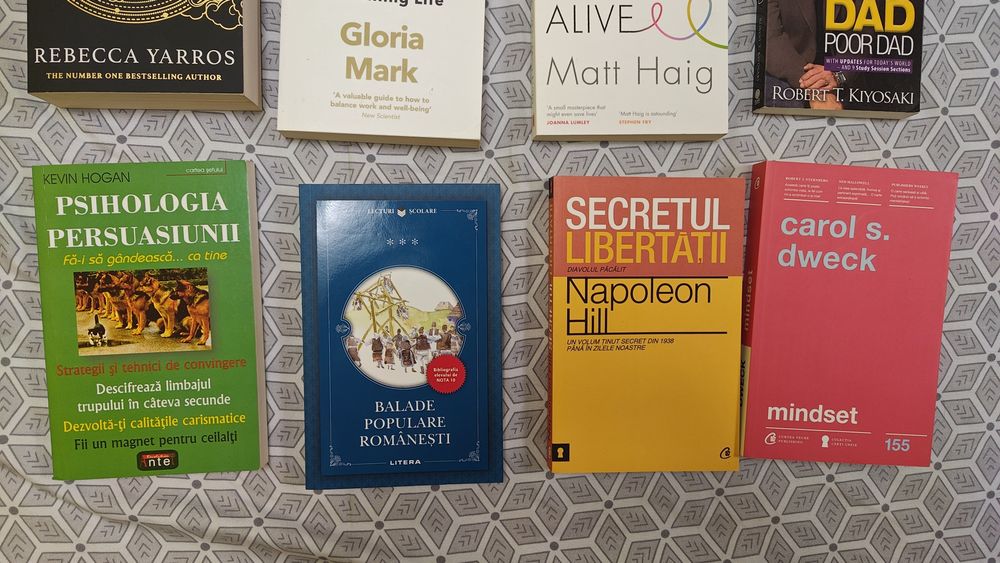 Cărți de dezvoltare personală + altele