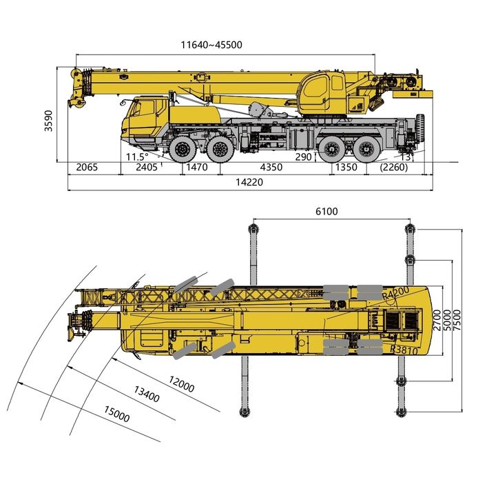 Янги XCMG 50 тонналик автокранларимиз чегарага етиб келди
