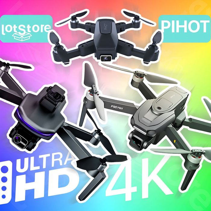 Скидки 30% дрон квадрокоптер с камерой аэросъемки PIHOT 4K 6КМ 40МИН