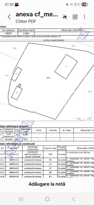 Teren si constructie de inchiriat
