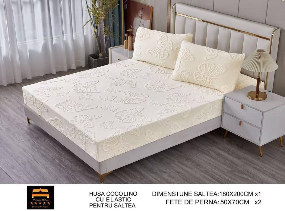 Husa de pat cocolino pufoasa