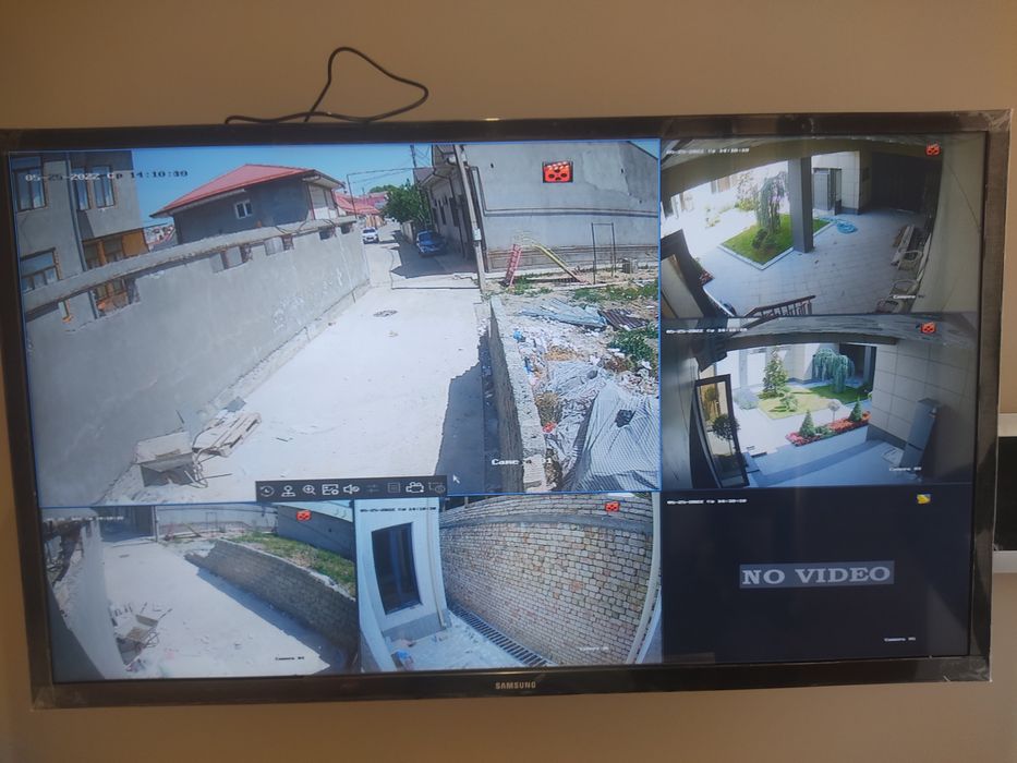 Установка видеонаблюдение, домофония, шлакбаумы.