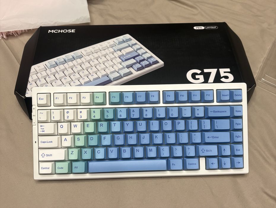 Клавиатура MCHOSE G75 Pro голубой