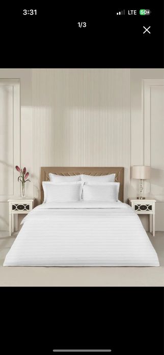 Pastel postel satin strayp