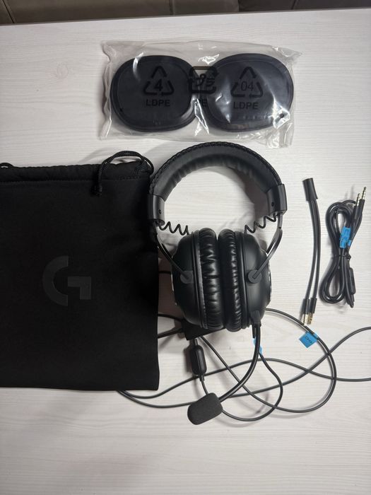 Геймърски слушалки Logitech G Pro X 7.1