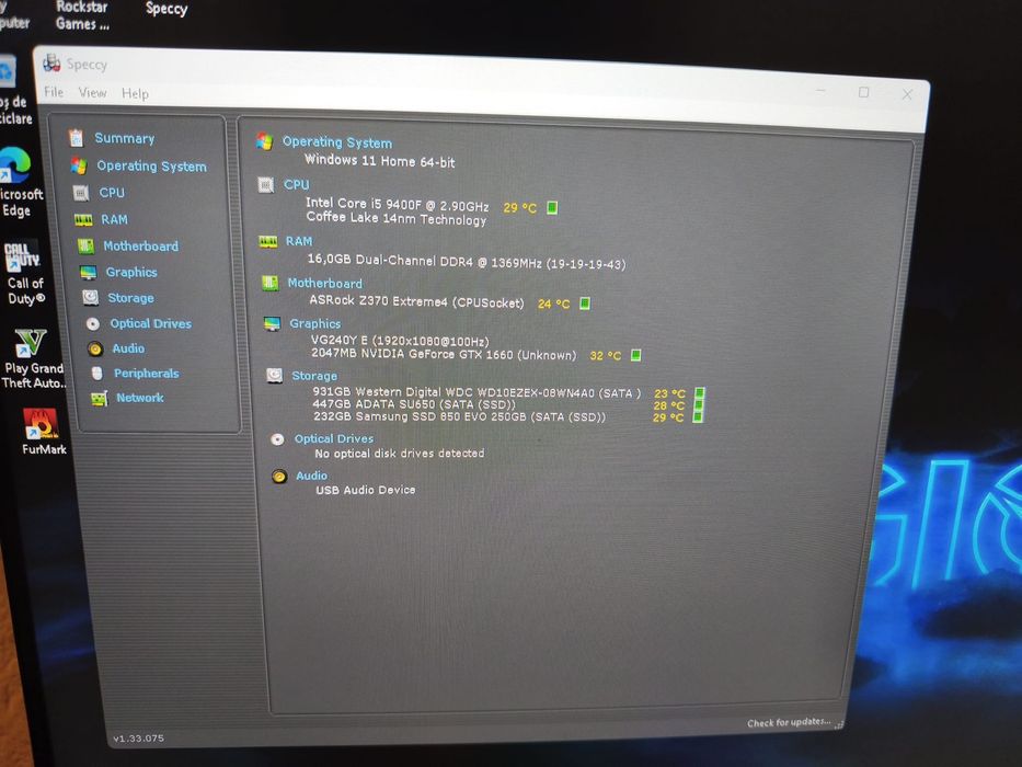 PC Gaming+Monitor+Periferice