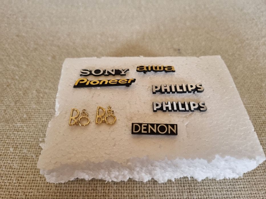 Pachet Sigle/Logo Phillips, Sony, Denon, etc. Perfecta stare.